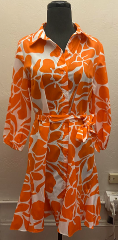 Tropical Robe - Orange