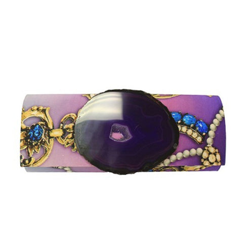 Jeweled Purple Clutch