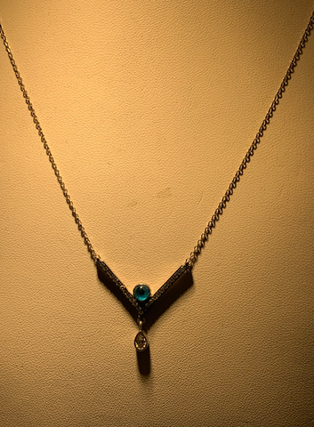 Arrow and Eye Pendant Necklace