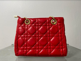 Red & Gold Dior Handbag