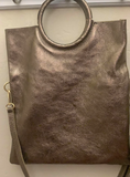Leather Tote with Secondary Bag