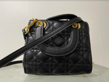 Black & Gold Dior Handbag