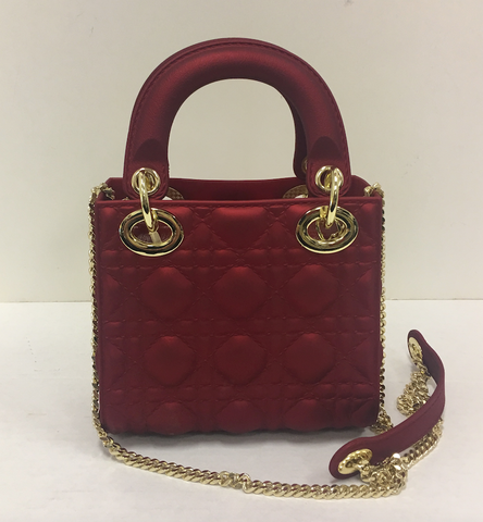 Small Quilted Red Bag