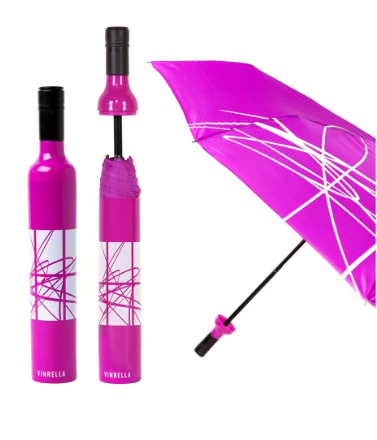 Artistic Purple Bottle Umbrella